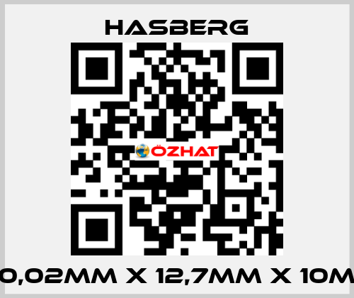 0,02MM X 12,7MM X 10M Hasberg