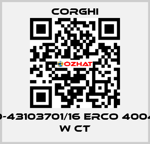 0-43103701/16 ERCO 4004 W CT Corghi