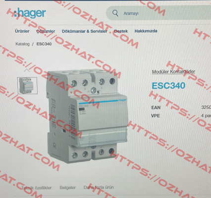 ESC340 Hager