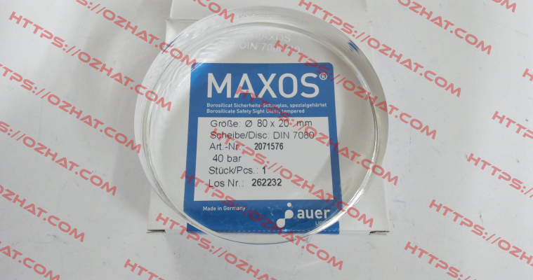 DIN 7080 - 80x20mm Maxos