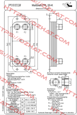 TPL 00 K 10-12 / PN: 632 800 817 2 00 Funke