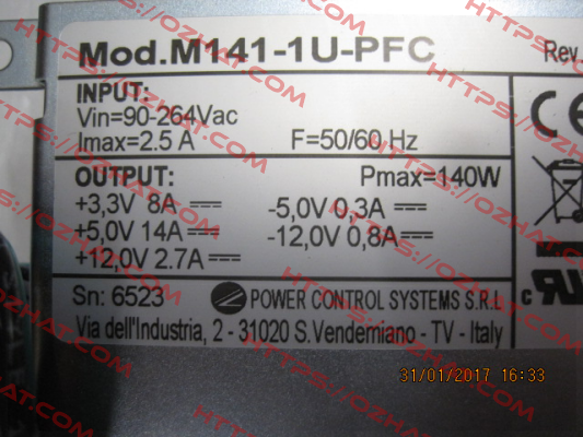 M141-1U-PFC Power Control Systems