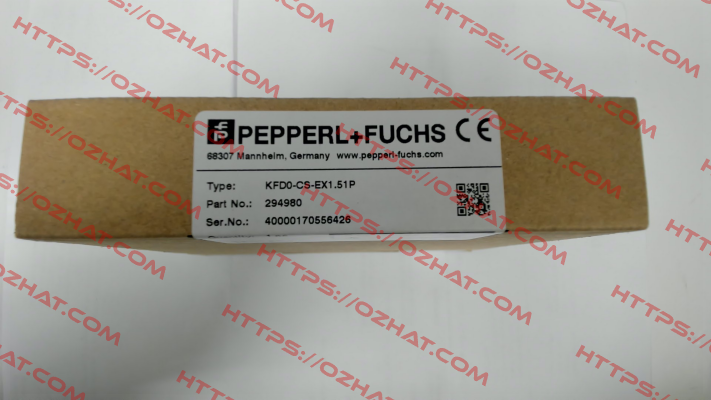 p/n: 294980, Type: KFD0-CS-EX1.51P Pepperl-Fuchs