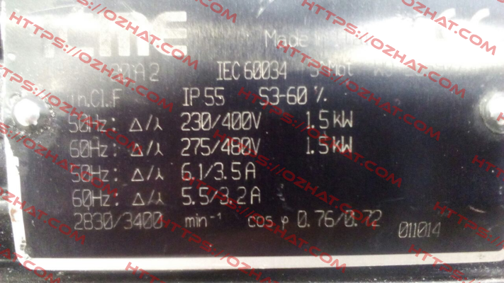 IEC60034  Icme Motor