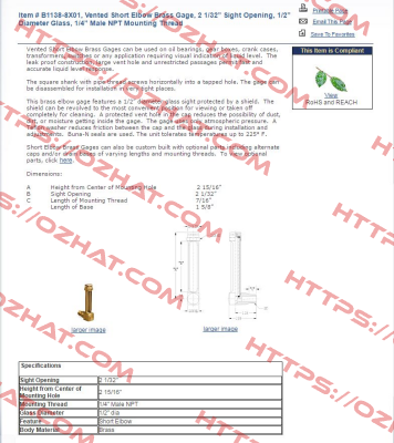 B-1138-8X01  Oil-Rite