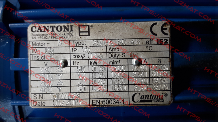 2SIEK 080B-4 0  Cantoni