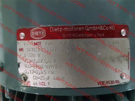  fwrb 80c/ 2 q obsolete, no replacement/alternative  Dietz-Motoren