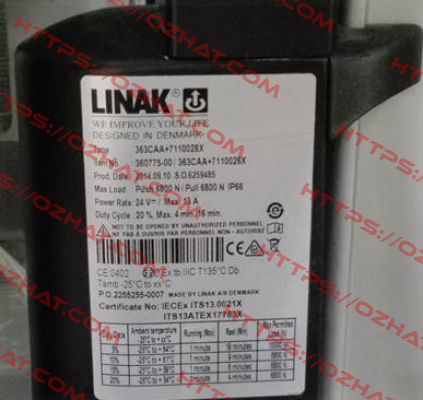 363CAA+7110028X - OEM for  PREMIER TECH CHRONOS B.V.  Linak