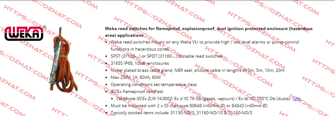 31160-ND/10 Weka