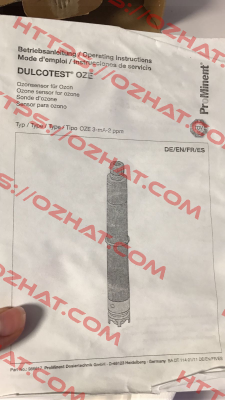 OZE 3-mA- 2 ppm  Material: 792957 ProMinent