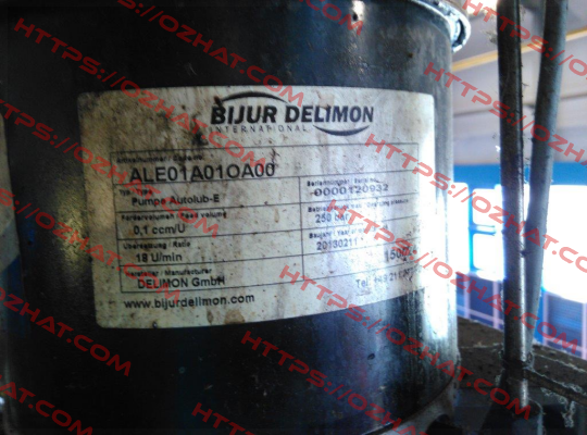 ALE01A01OA00 Bijur Delimon