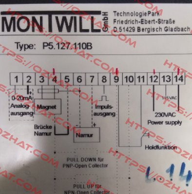 P5.127.110B  obsolete/ replaced by M3-1FR5B.03X7.S70BD   Montwill