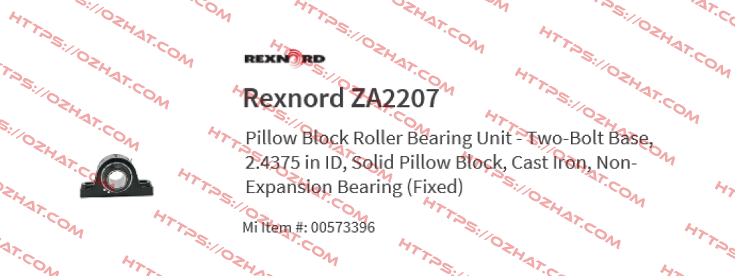 ZA 2207 Rexnord