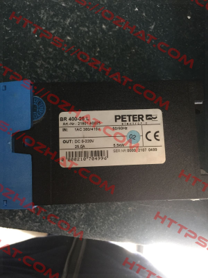 21801.40025  replaced by 2B200.40025  Peter Electronic