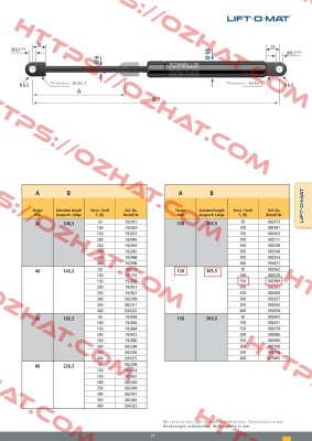 082589 / 150N Stabilus