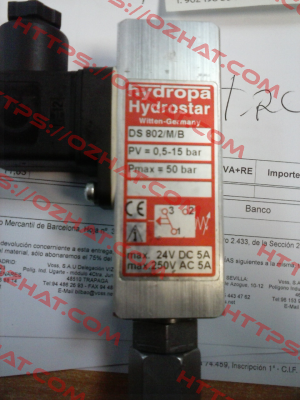 DS-802/M/B (802MB) (12126) Hydropa Hydrostar