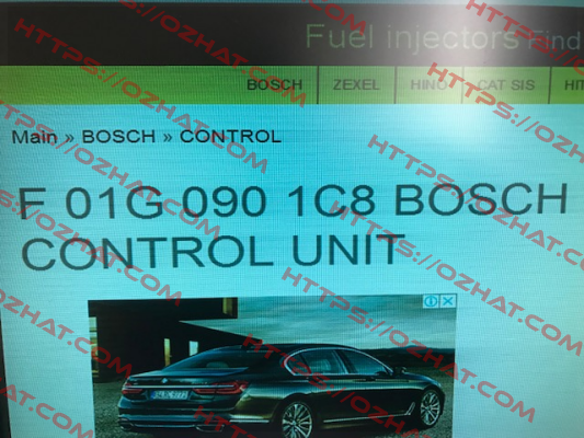 F01G0901C8 not available  Bosch