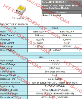 ESR-100DA-H Fotek