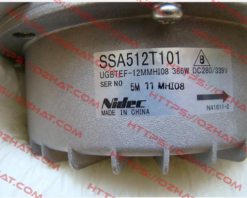 SSA512T101   S/N:5M 11 MHI 08 OEM Nidec