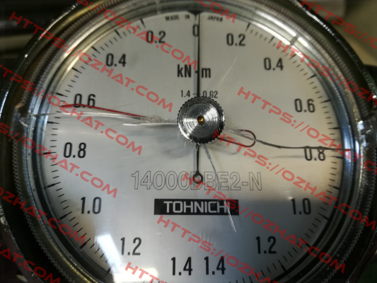 Cover glass with analog display for 14000DBE2-N   Tohnichi