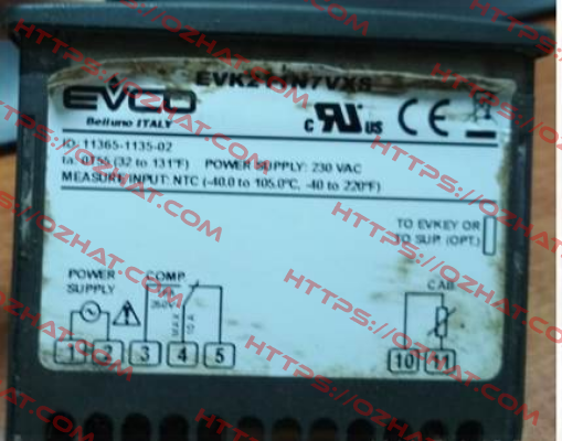 136180041 Type EVK211N7VXBS  EVCO - Every Control