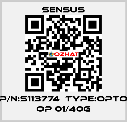 P/N:S113774  Type:Opto OP 01/40G Sensus