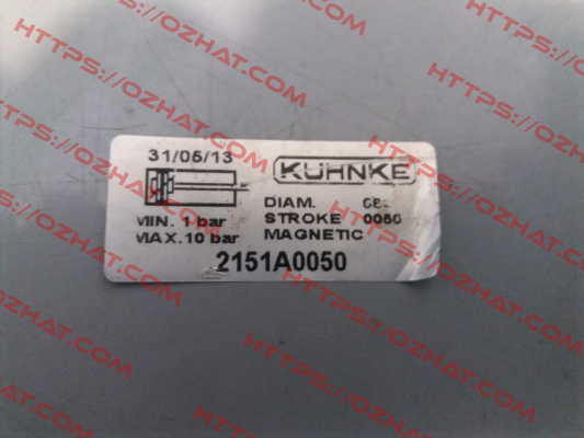 P/N: 120.000658, Type: 21.51A.0050 Kuhnke