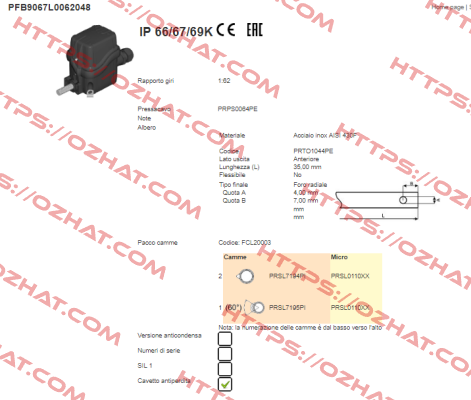 PFB9067L0062048 Ter Tecno Elettrica Ravasi