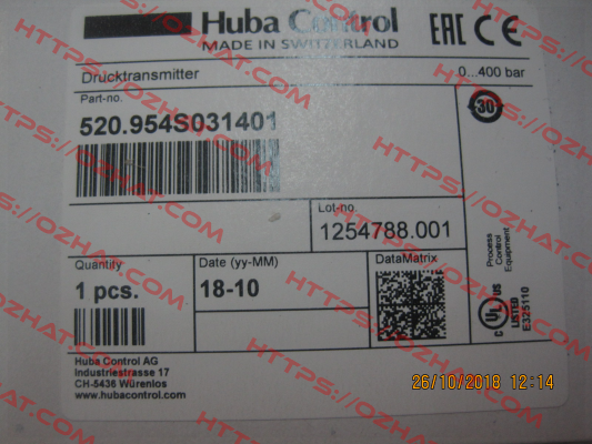 520.954S031401  Huba Control