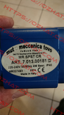 7.013.00181, new code 7.013.00401 Mut Meccanica Tovo SpA