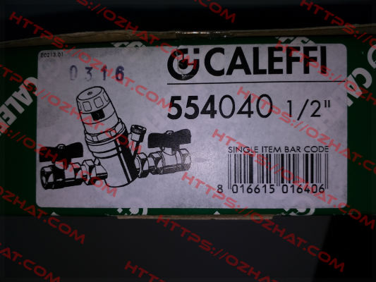 554040 1/2" Caleffi