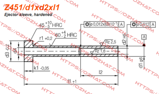 451/3x1,5x50 Hasco