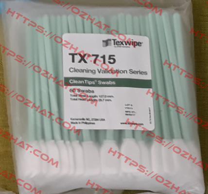 TX715 (pack 1x100)  Texwipe