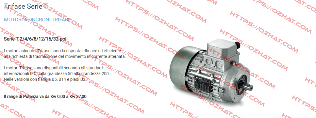 T90L 2,2 2P B14 MULT Neri Motori