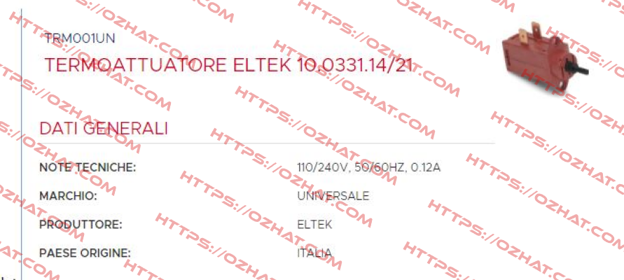 10.0331.14/21 Eltek