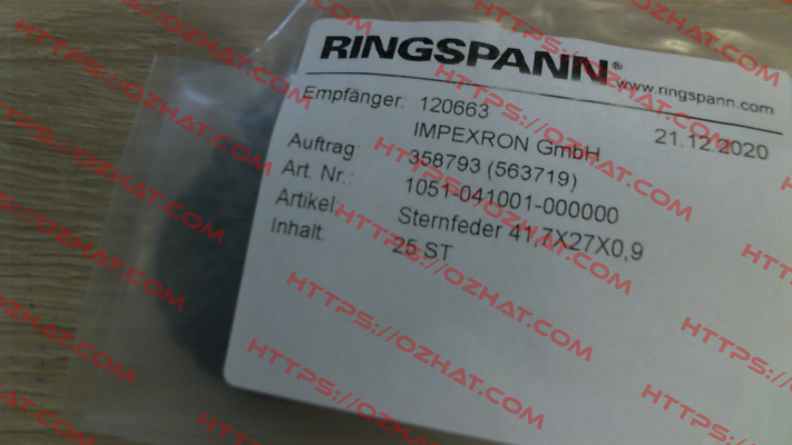 1051-041001-000000 Ringspann