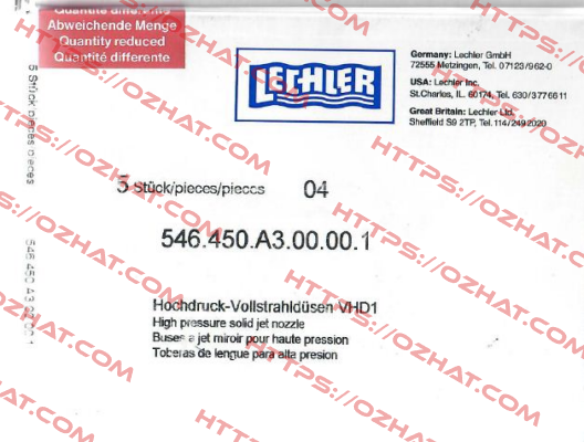 546.450.A3.00.00.1 Lechler