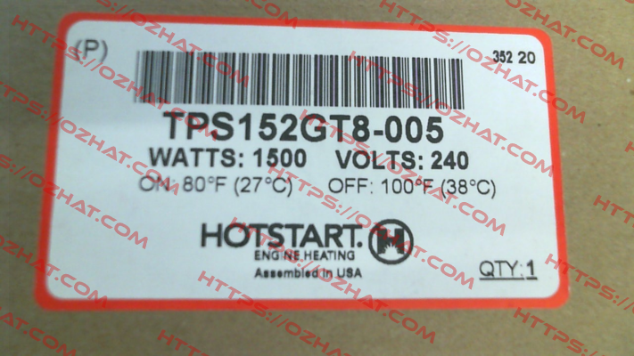 TPS152GT8-005 Hotstart