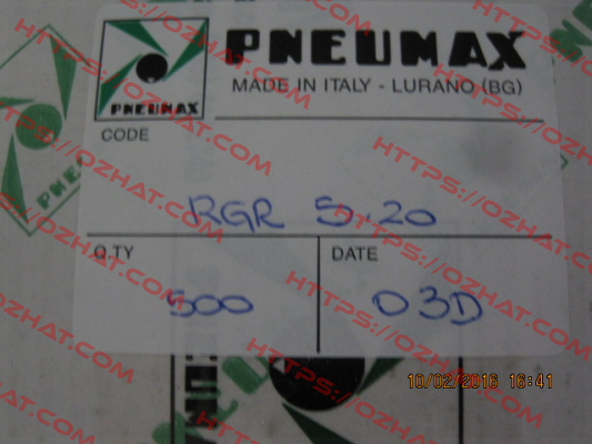 RGR5.20  Pneumax