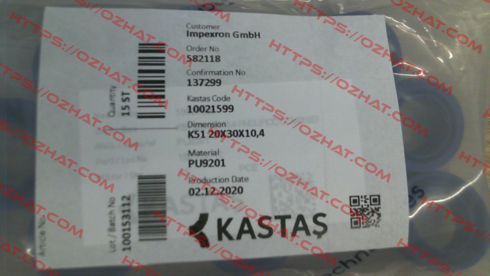 K51 20X30X10,4 Kastas Sealing