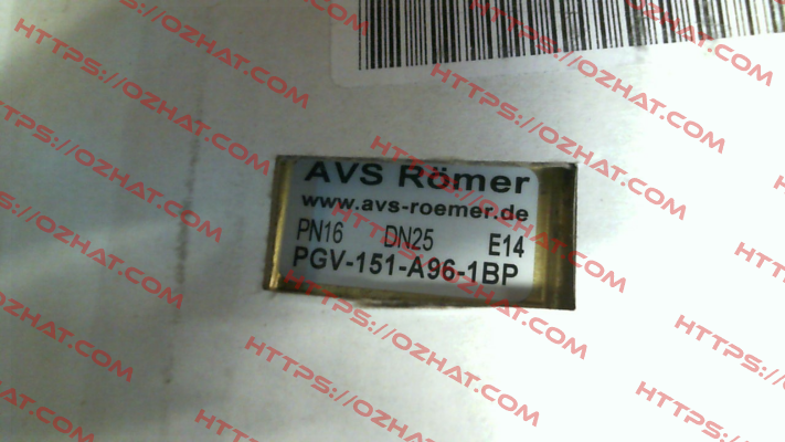 PGV-151-A96-1BP Avs Römer