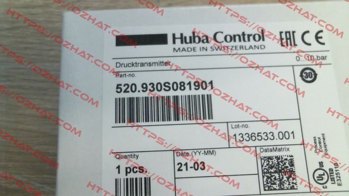 520.930S081901 Huba Control