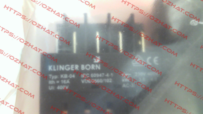 K100/Uc:400V-4s/P (0098.1010) Klinger Born