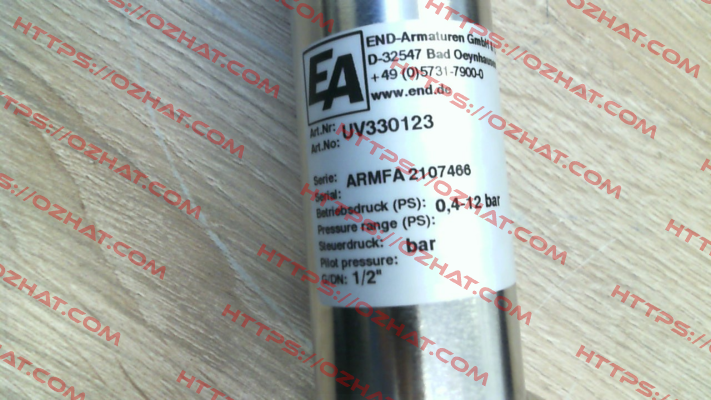 UV330123 End Armaturen