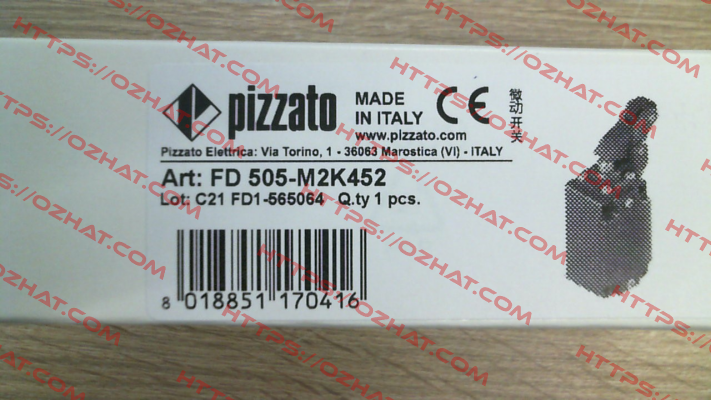 FD 505-M2K452 Pizzato Elettrica