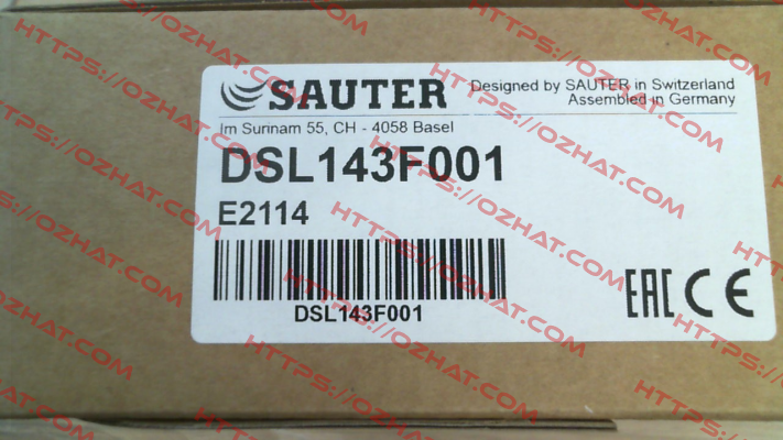 DSL143F001 Sauter