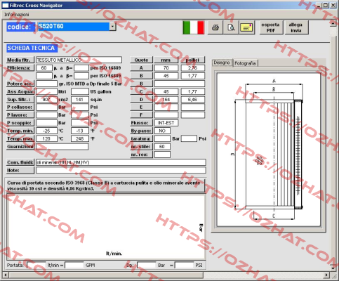 S520T60 Filtrec