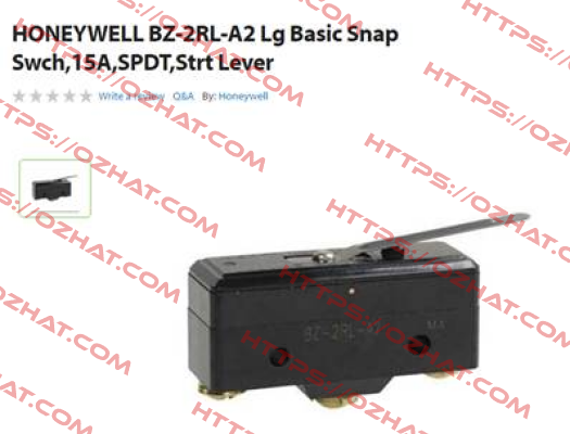 BZ-2RL-A2  Honeywell