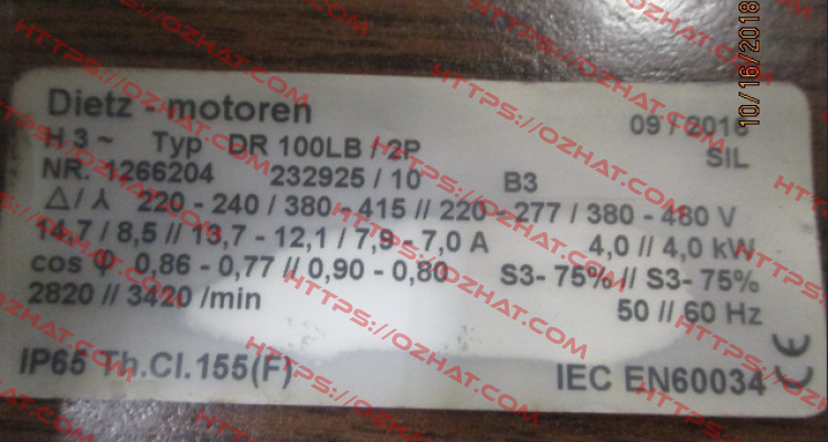 DR 100LB/2P Dietz-Motoren