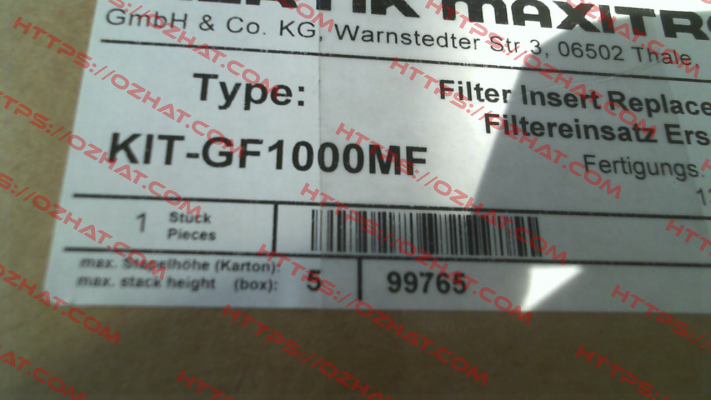 repair kit for GF1000 MF50 Maxitrol